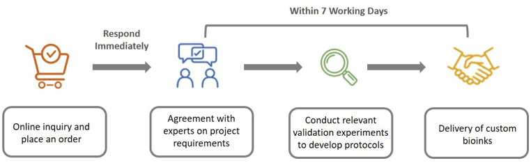 Photocrosslinking Bioinks Customization Services